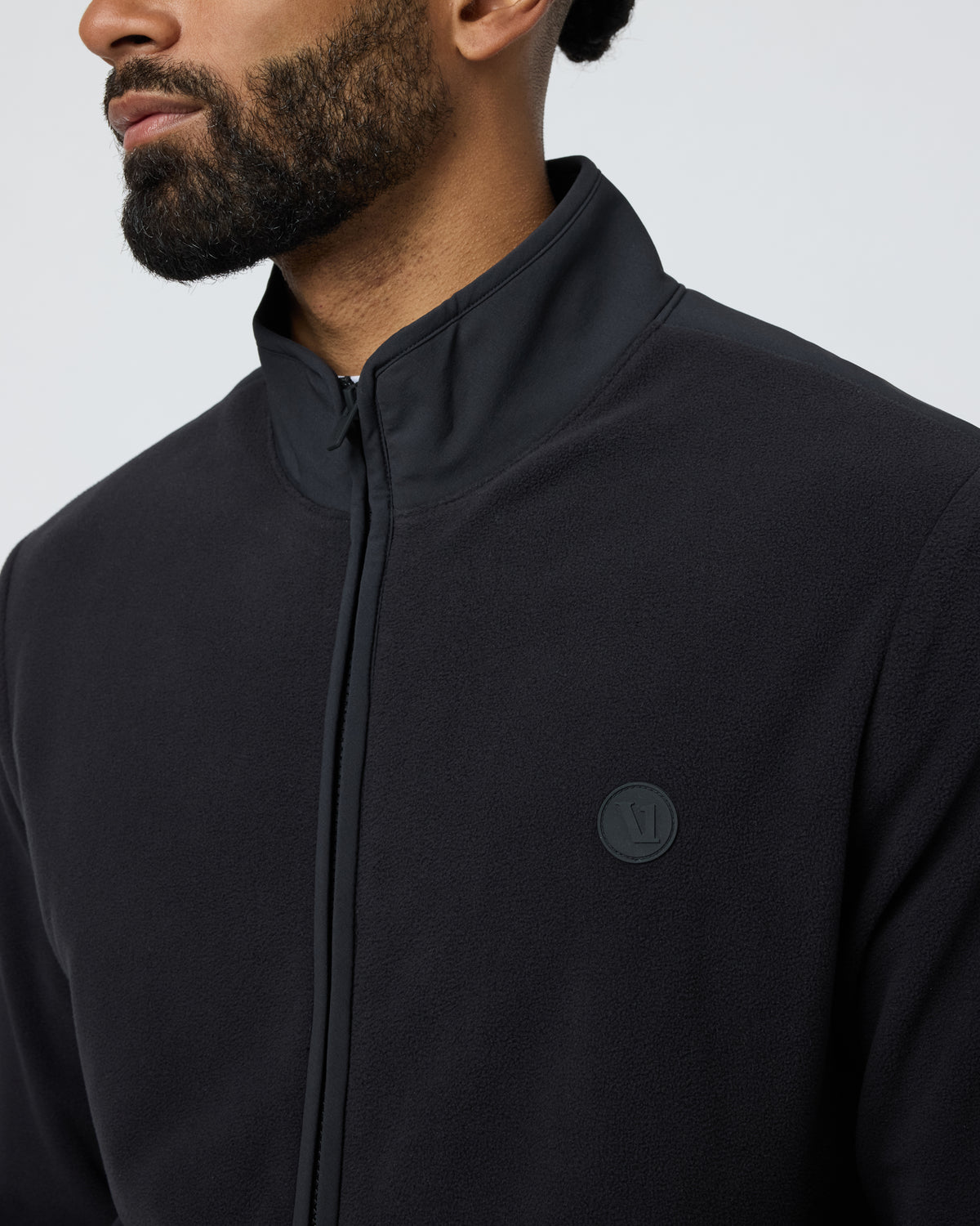 Aspen Full Zip Jacket Black Fleece Jacket - Image 2