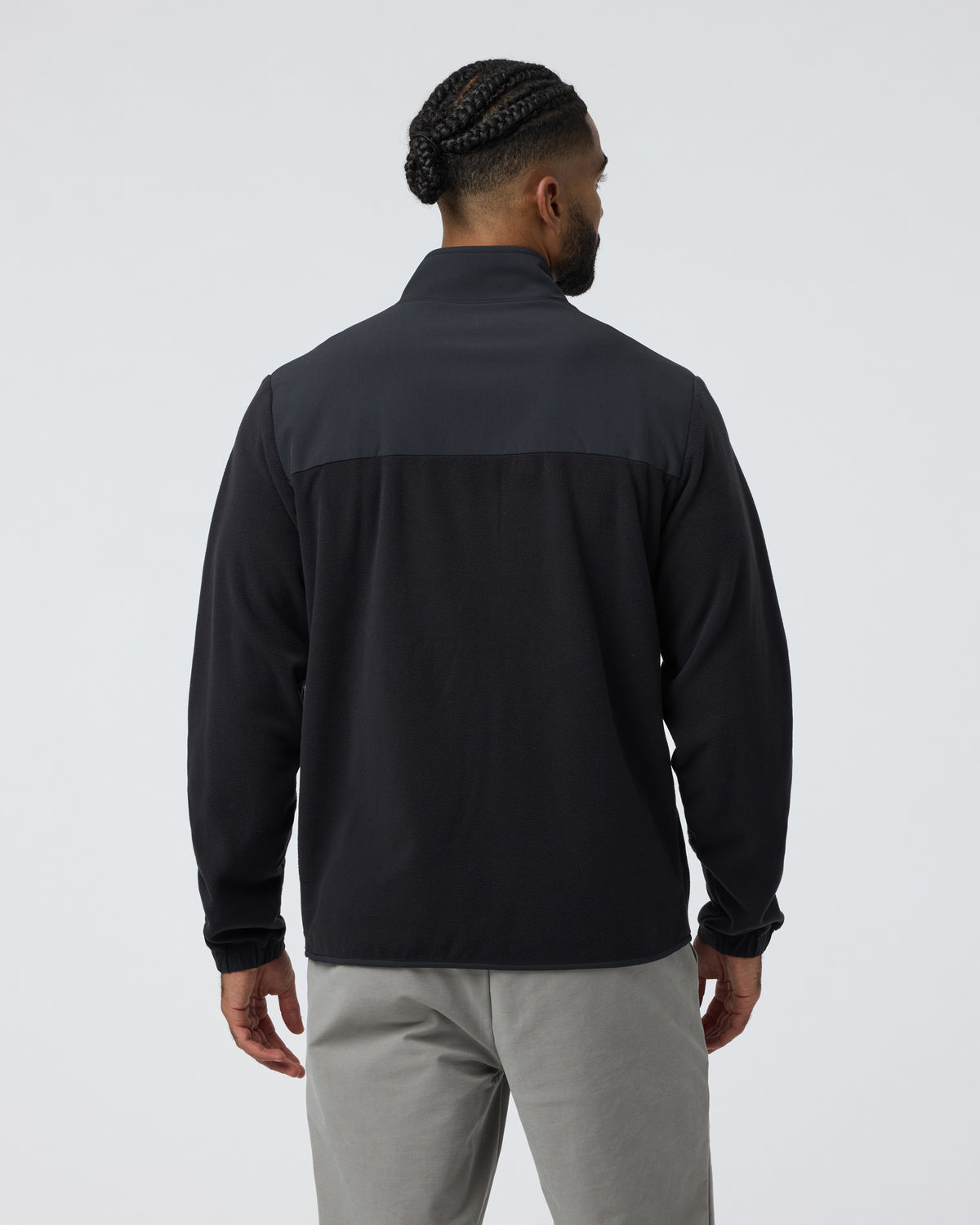 Aspen Full Zip Jacket Black Fleece Jacket - Image 4