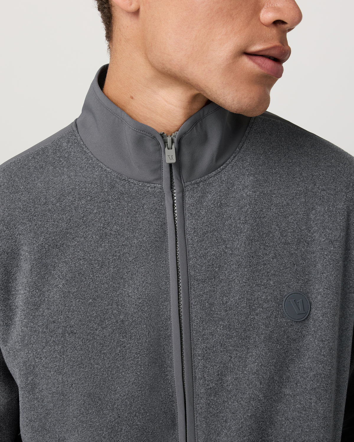 Aspen FZ Jacket Men's Heather Grey Full-Zip Jacket