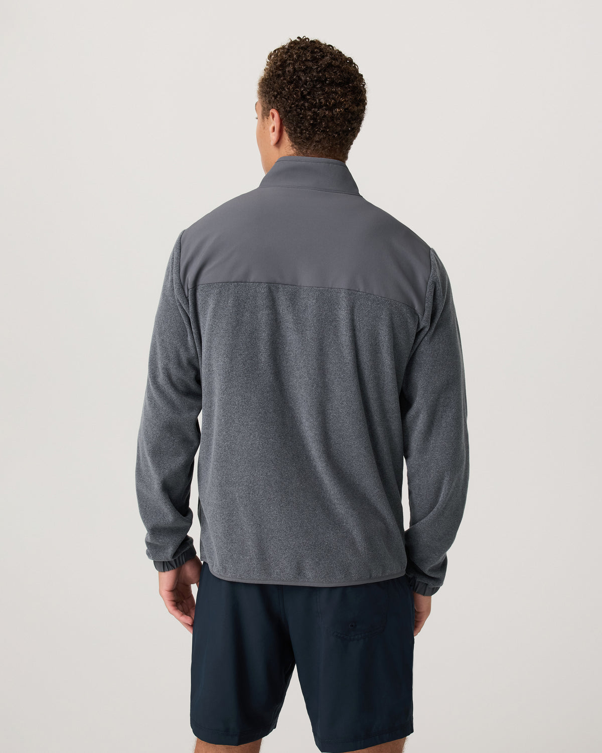 Aspen FZ Jacket Men's Heather Grey Full-Zip Jacket - Image 5