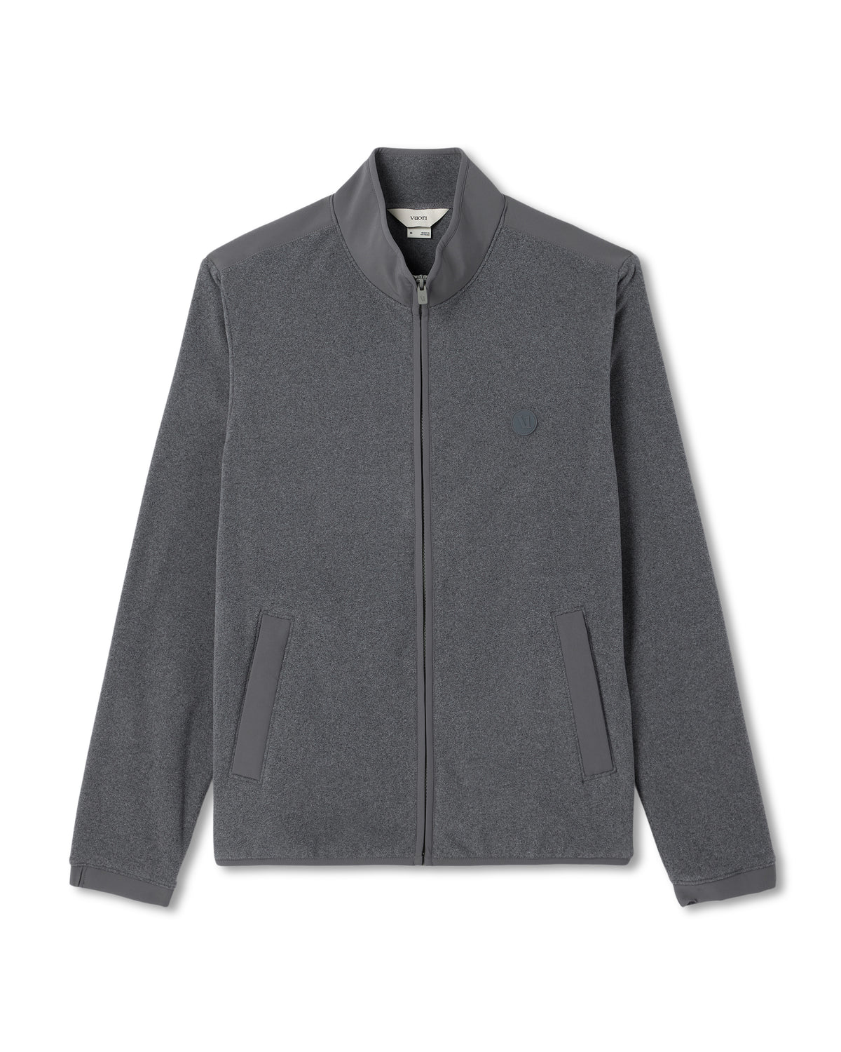 Aspen FZ Jacket Men's Heather Grey Full-Zip Jacket - Image 6