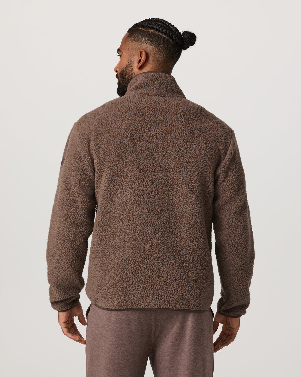 Alpine Fleece Full Zip Men's Elm Mock Neck Jacket - Image 4
