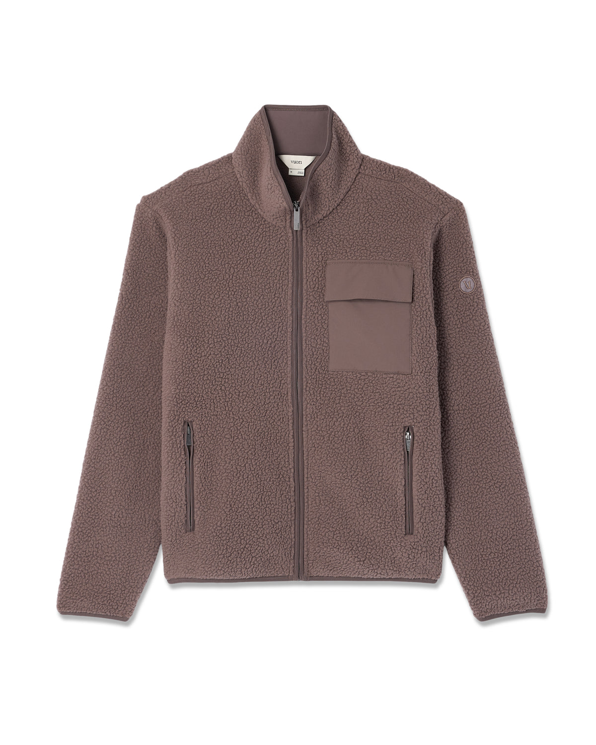 Alpine Fleece Full Zip Men's Elm Mock Neck Jacket - Image 6