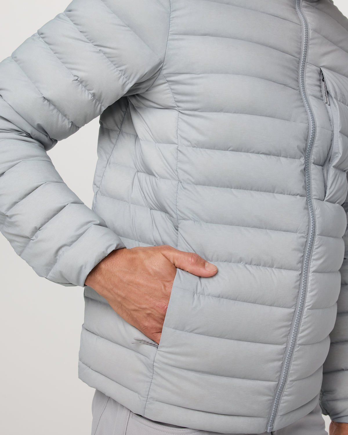 Steadfast Insulated Full Zip Jacket Men's Sea Fog Jacket - Image 2