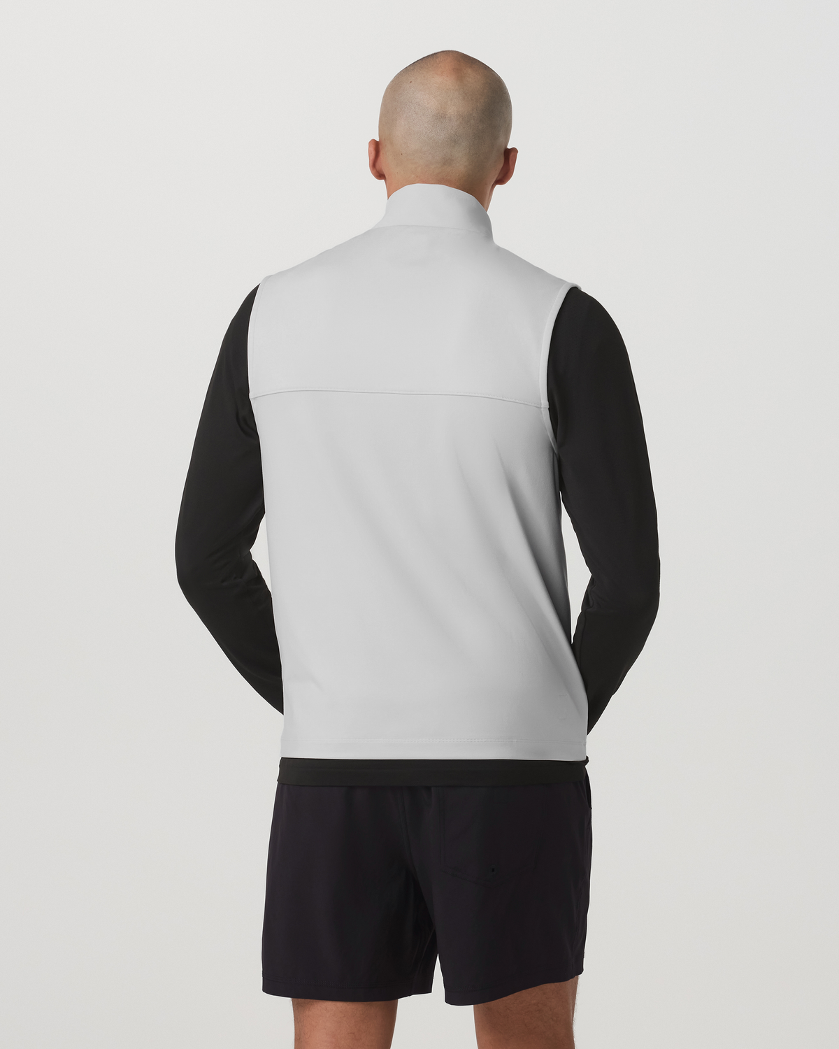 Sunday Insulated Hybrid Vest Frost Grey Training Vest - Image 3