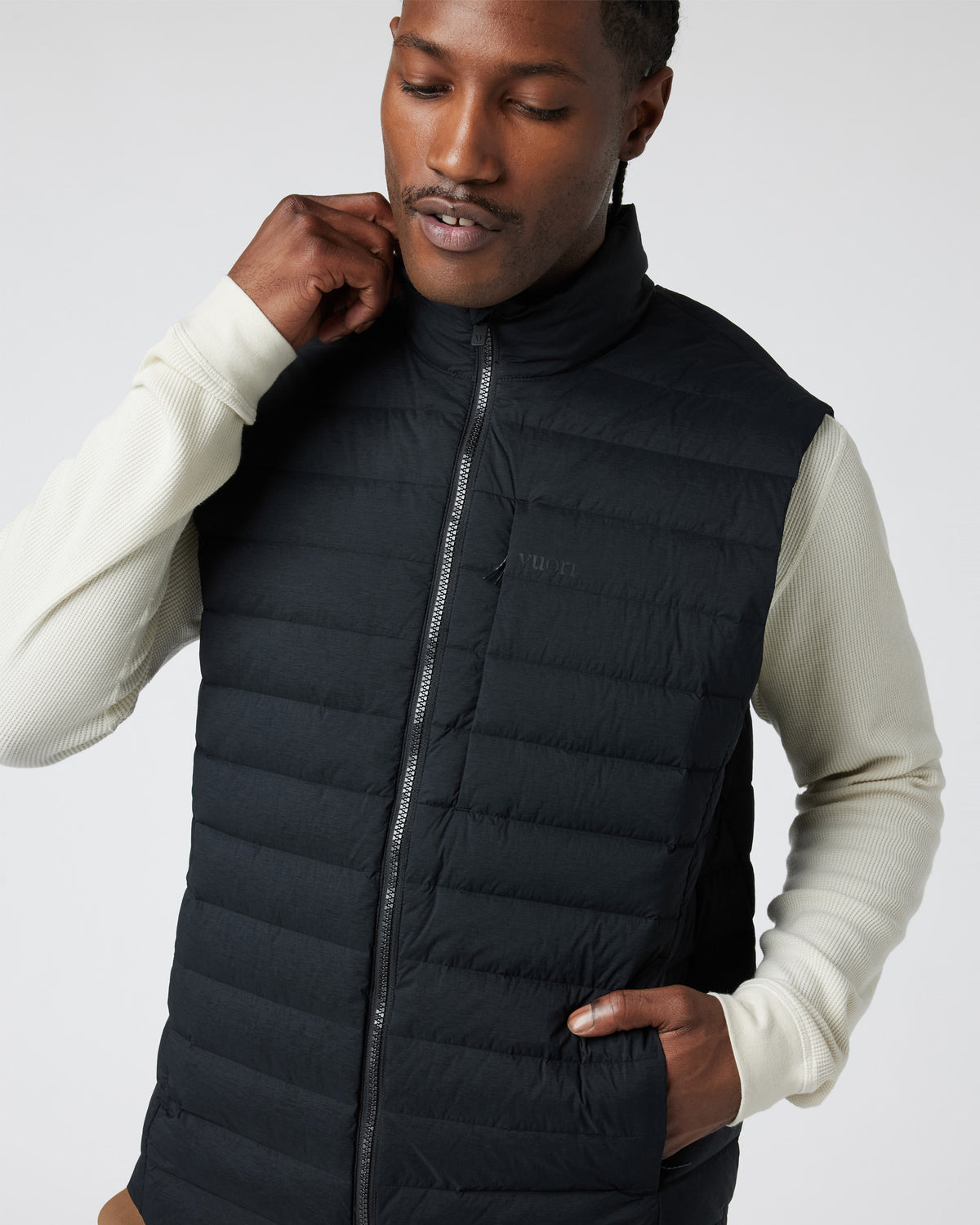 Steadfast Insulated Vest Men's Black Down Vest