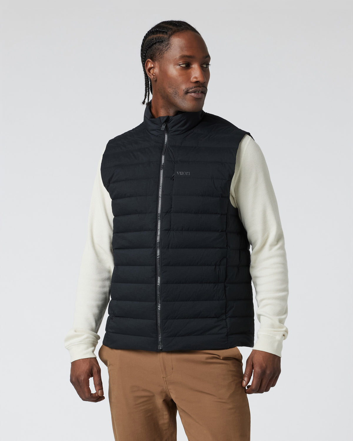 Steadfast Insulated Vest Men's Black Down Vest - Image 2