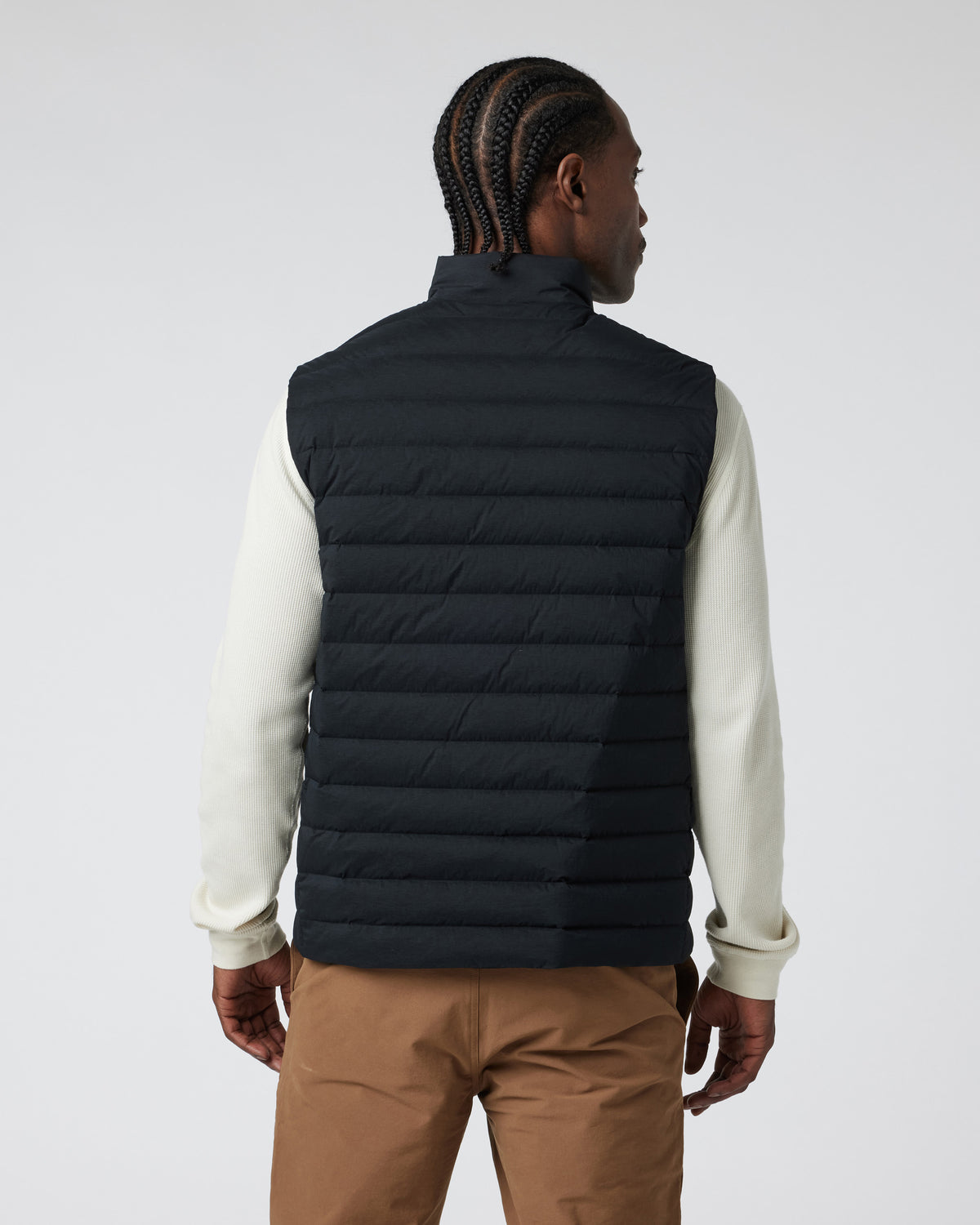 Steadfast Insulated Vest Men's Black Down Vest - Image 4