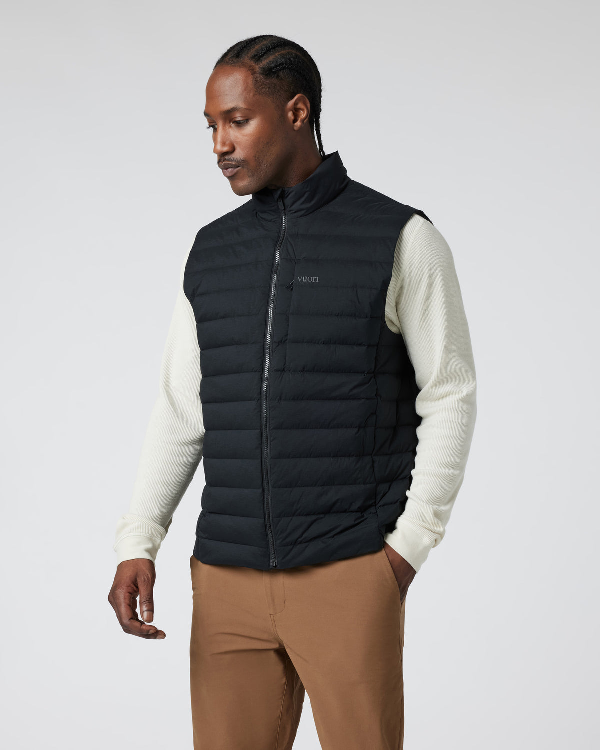 Steadfast Insulated Vest Men's Black Down Vest - Image 5