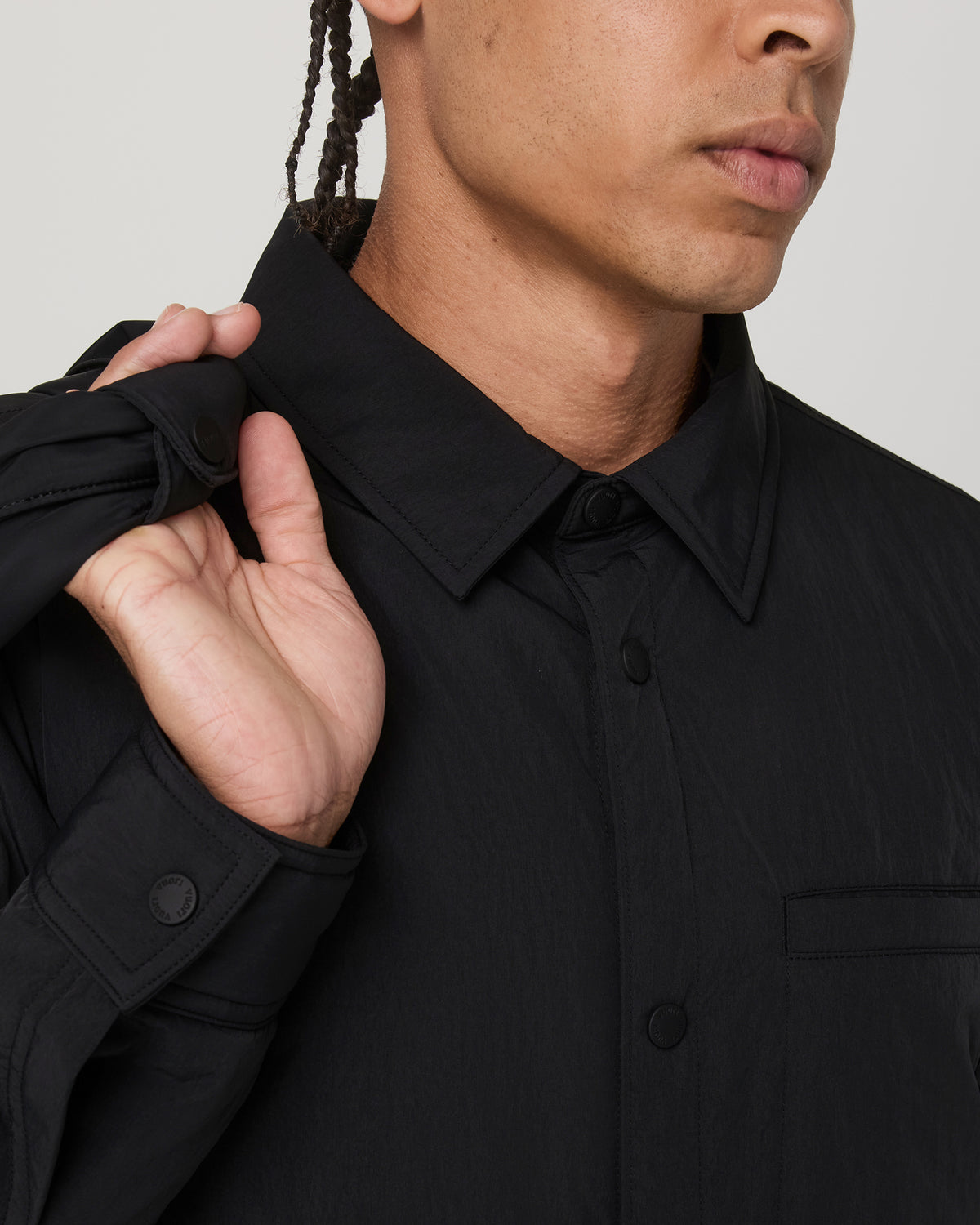 Nomad Insulated Shirt Jacket Men's Black Jacket - Image 2
