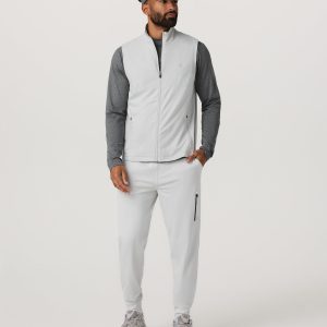Sunday Element Vest Men's Frost Grey Full Zip Vest