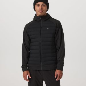 Steadfast Insulated Hybrid Men's Black Down Jacket