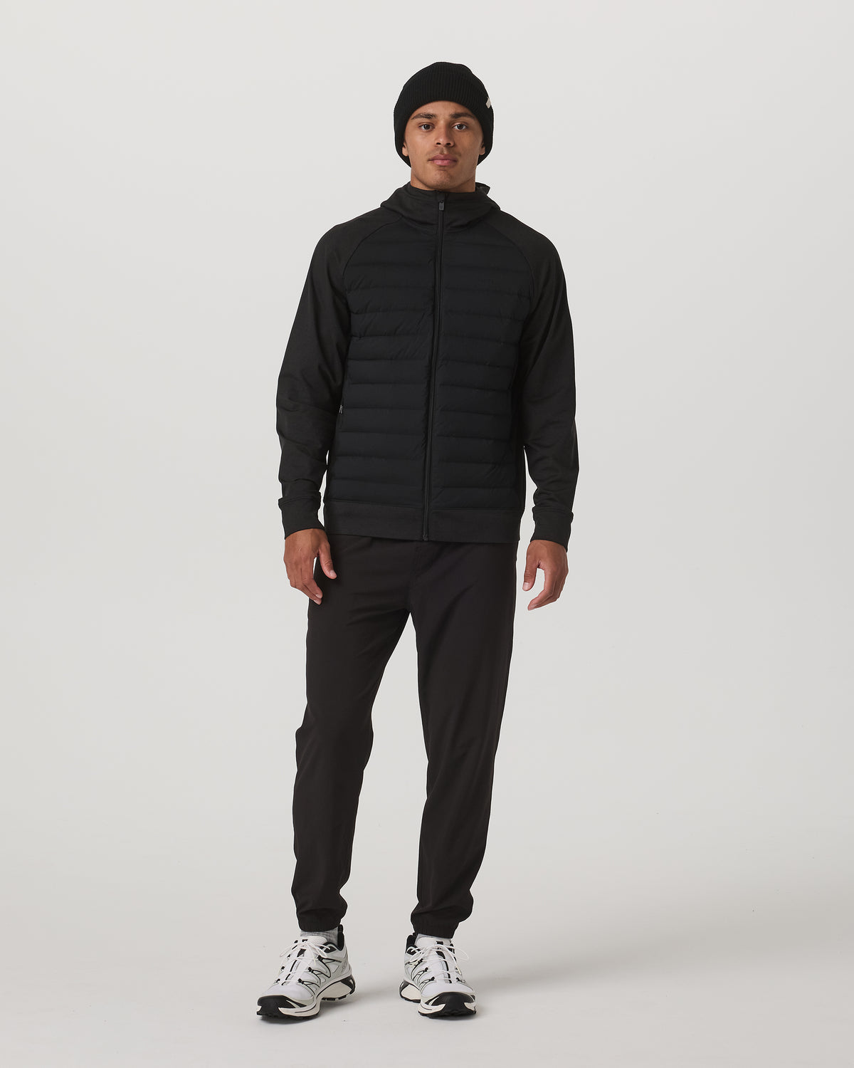 Steadfast Insulated Hybrid Men's Black Down Jacket - Image 5