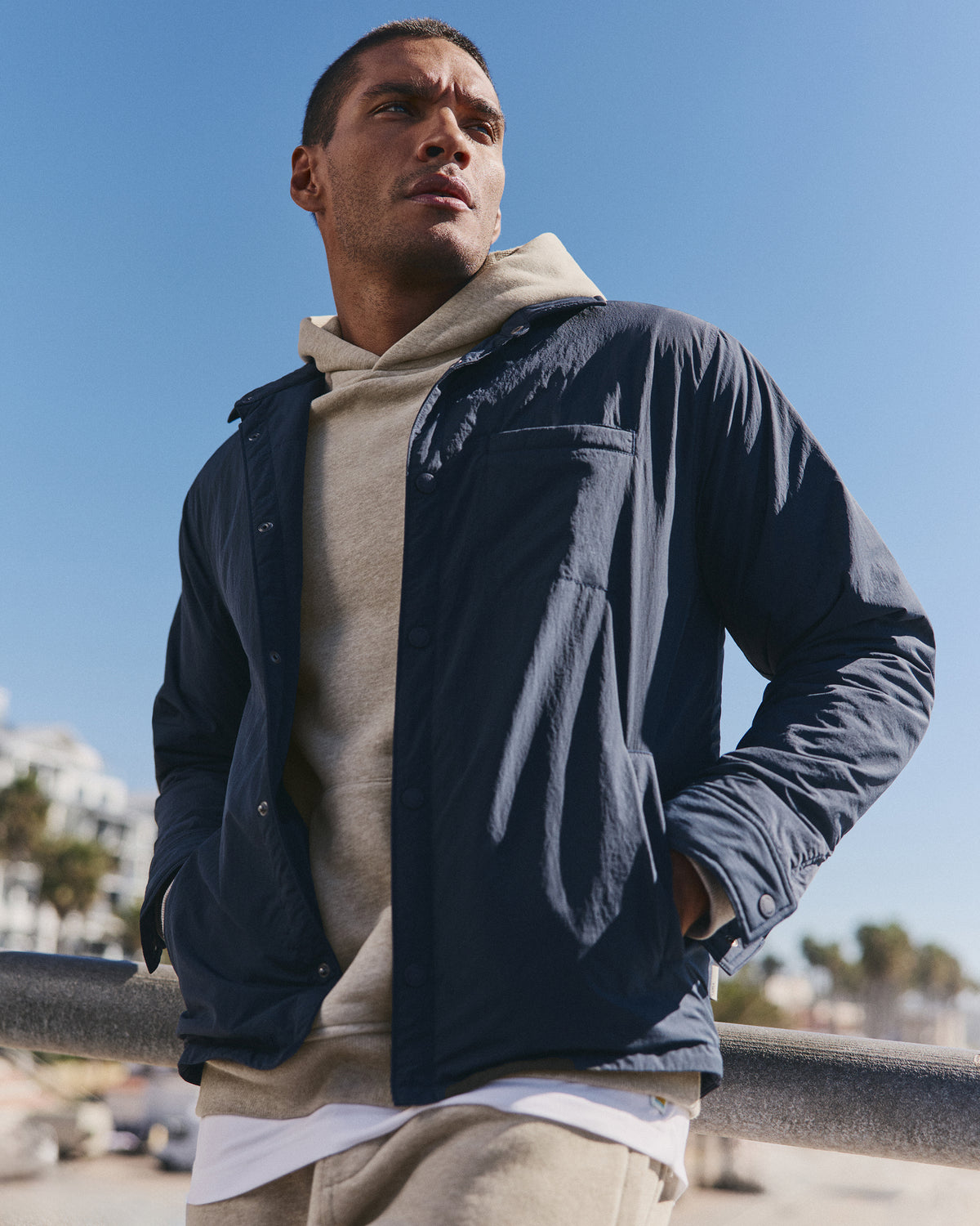 Nomad Insulated Shirt Jacket Men's Ink Jacket - Image 5