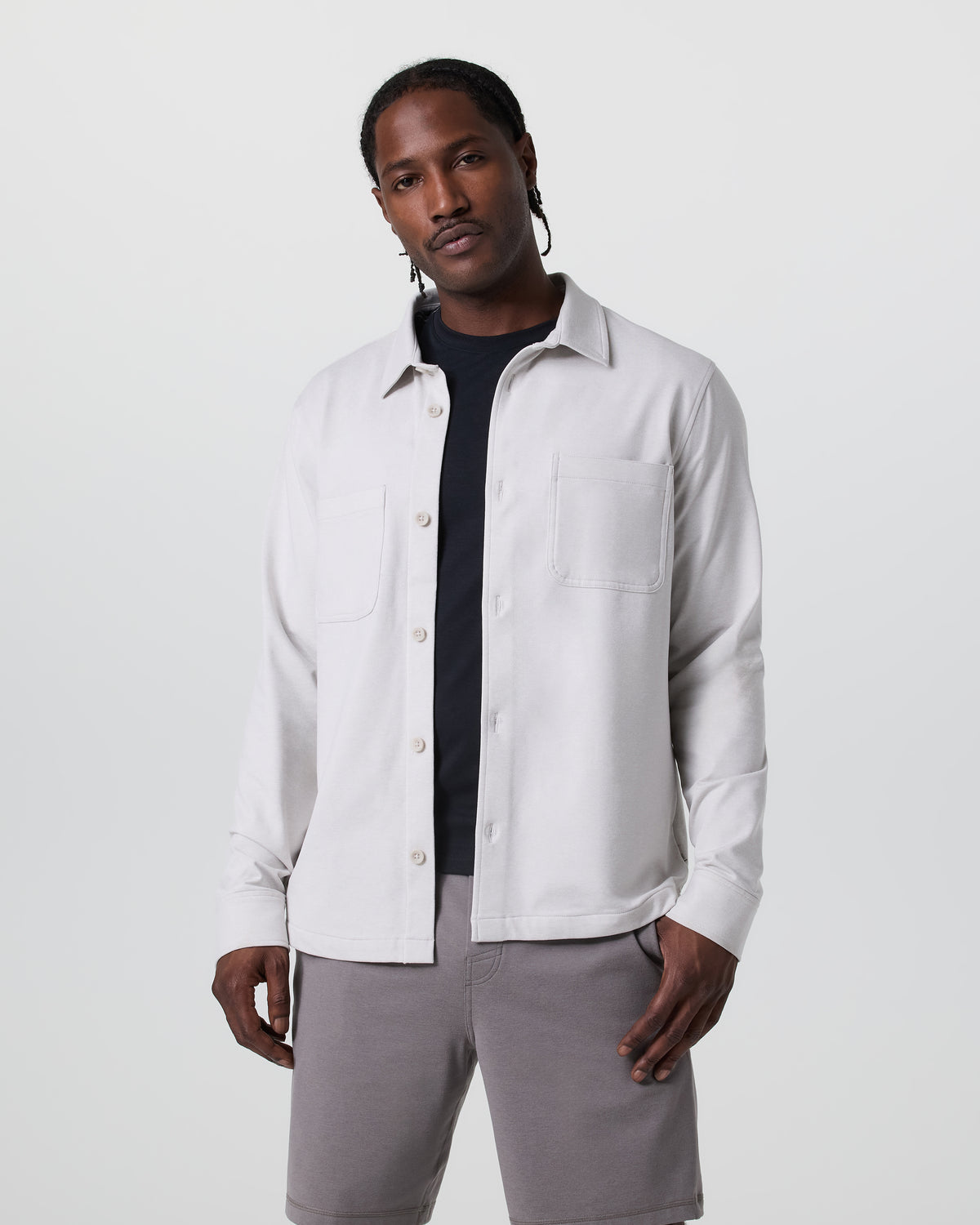 Coronado Shirt Jacket Salt Heather - Image 3