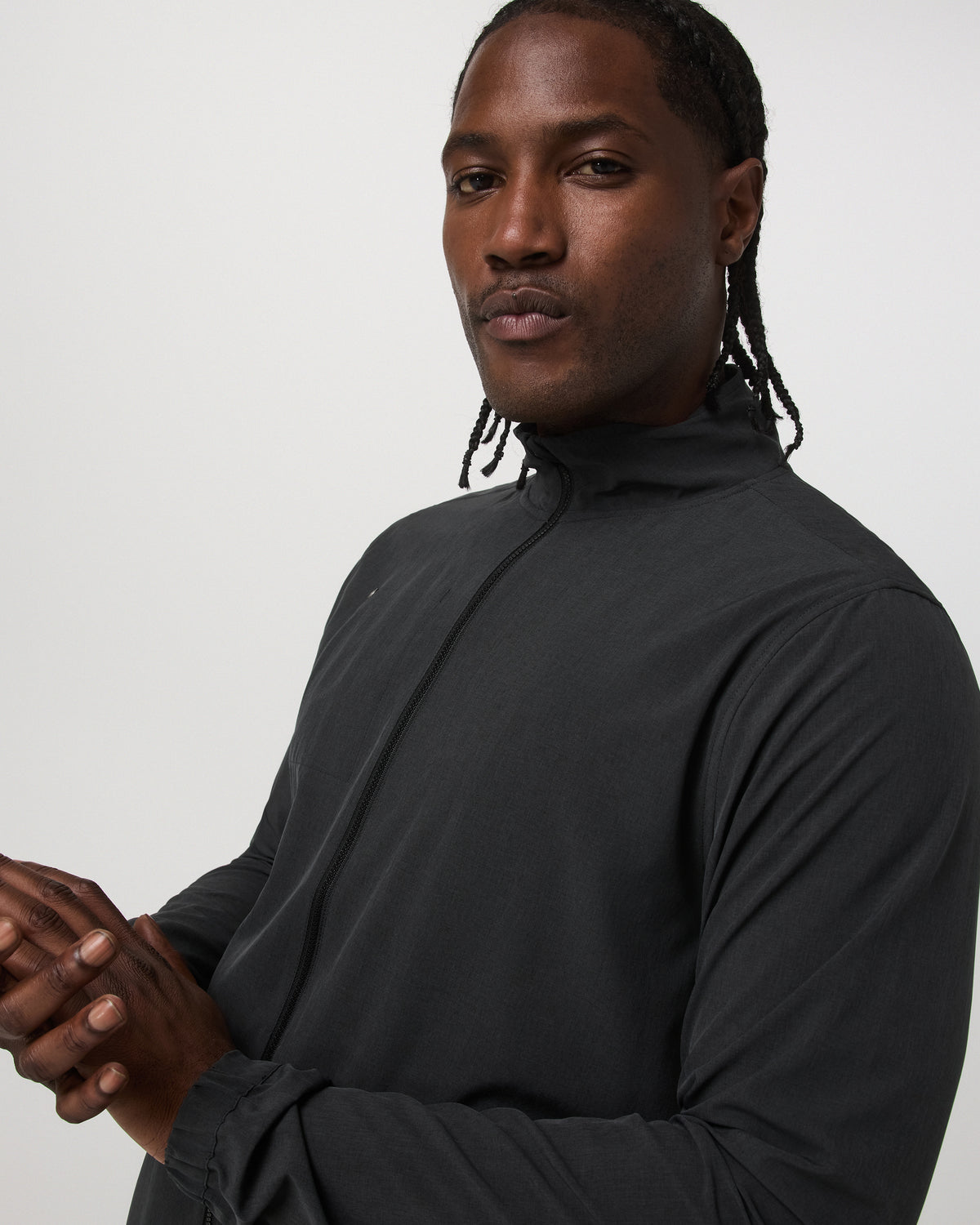 Venture Track Jacket Men's Black Track Jacket - Image 2