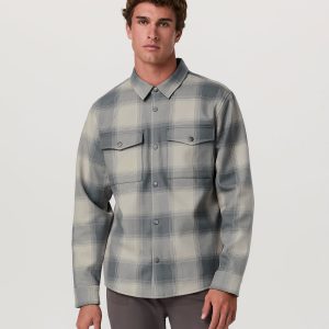 Range Shirt Jacket 2.0 Men's Mushroom Plaid Jacket