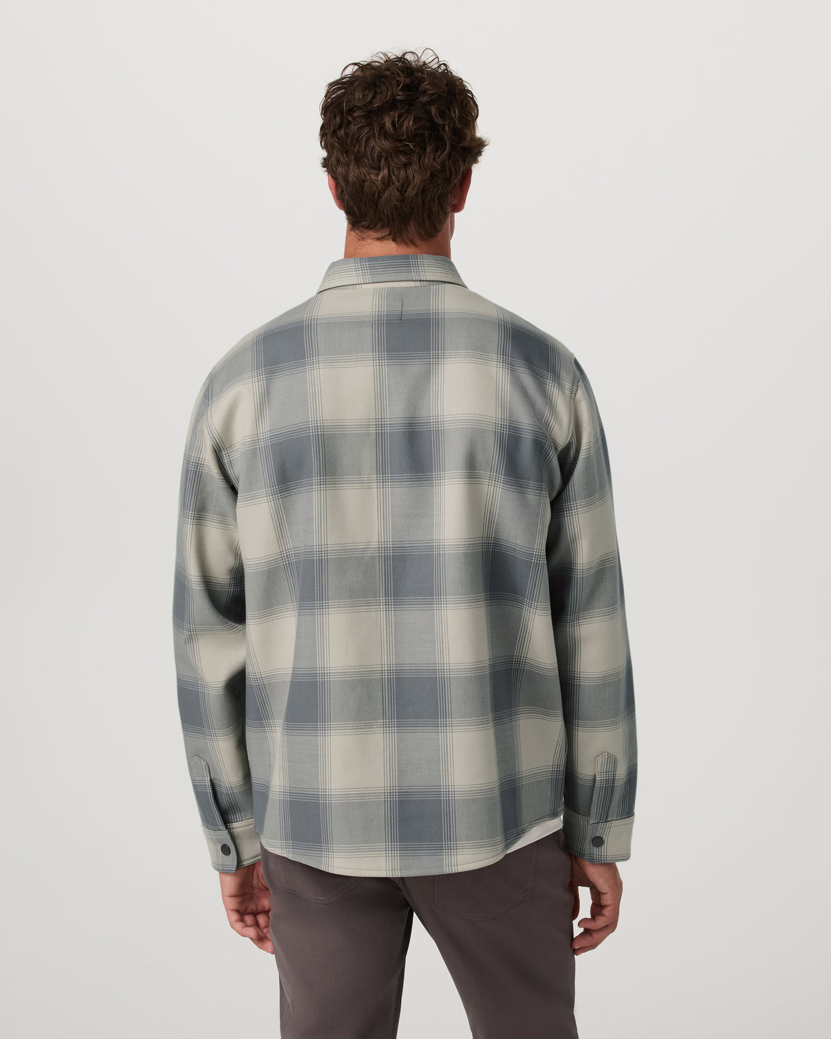 Range Shirt Jacket 2.0 Men's Mushroom Plaid Jacket - Image 4