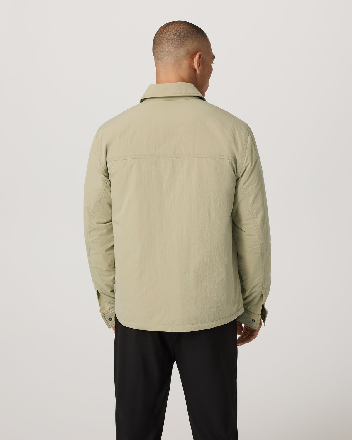 Nomad Insulated Shirt Jacket Men's Celery Seed Jacket - Image 3