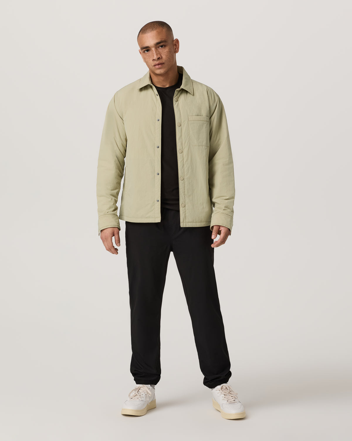 Nomad Insulated Shirt Jacket Men's Celery Seed Jacket - Image 4