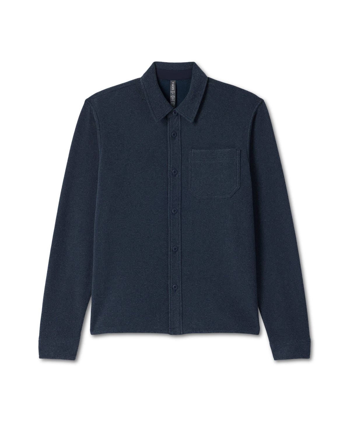 Beach Fleece Shirt Jacket Men's Ink Heather Jacket - Image 6