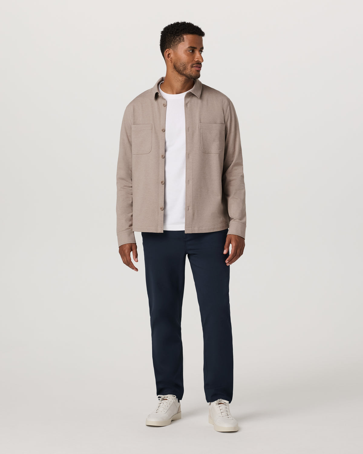 Coronado Shirt Jacket Men's Pumice Heather Shirt Jacket - Image 4