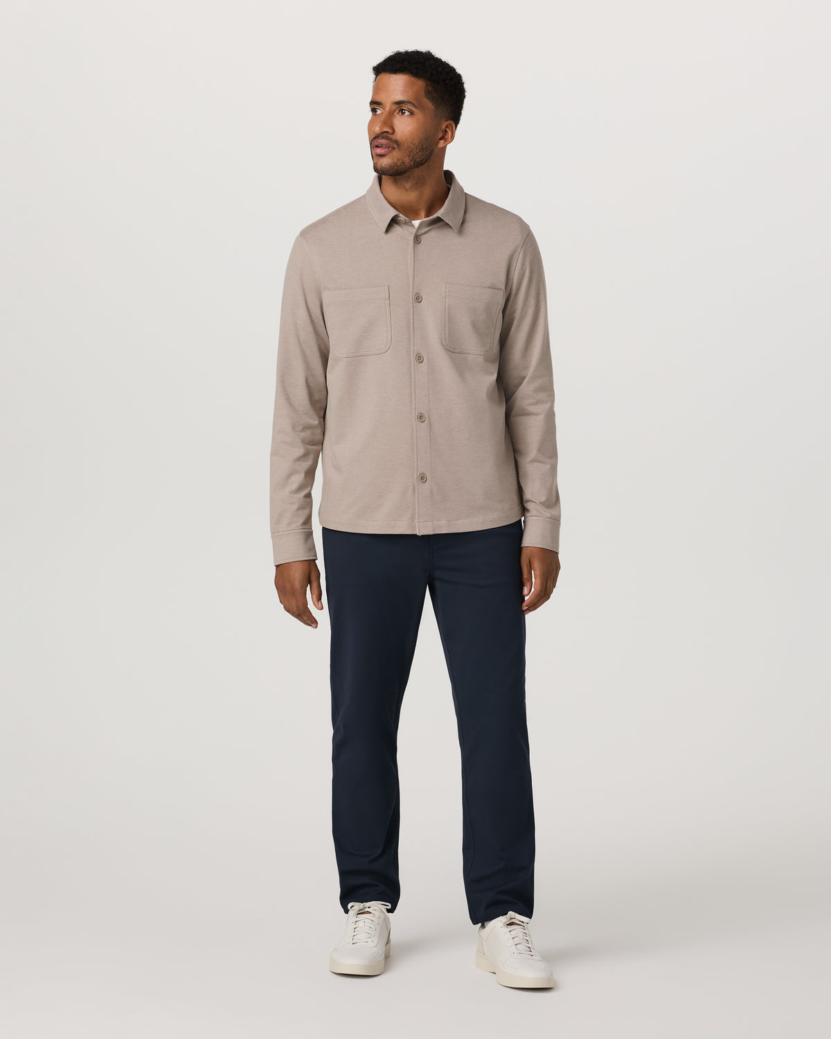 Coronado Shirt Jacket Men's Pumice Heather Shirt Jacket - Image 5