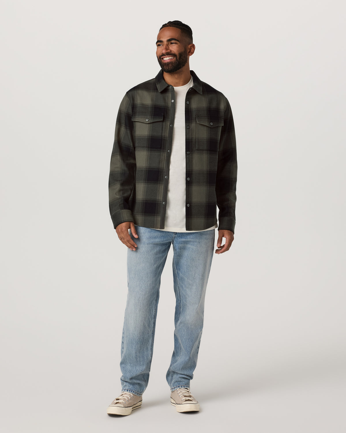 Range Shirt Jacket 2.0 Men's Oregano Plaid Jacket - Image 3