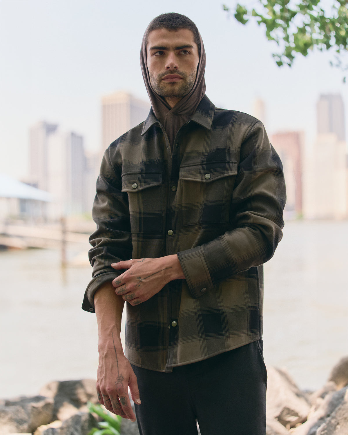 Range Shirt Jacket 2.0 Men's Oregano Plaid Jacket - Image 5