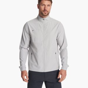 Venture Track Jacket Platinum Linen Texture