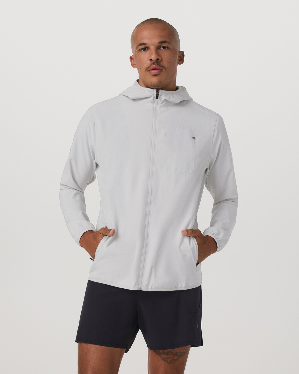 Outdoor Trainer Shell Men's Full-Zip Grey Mist Jacket