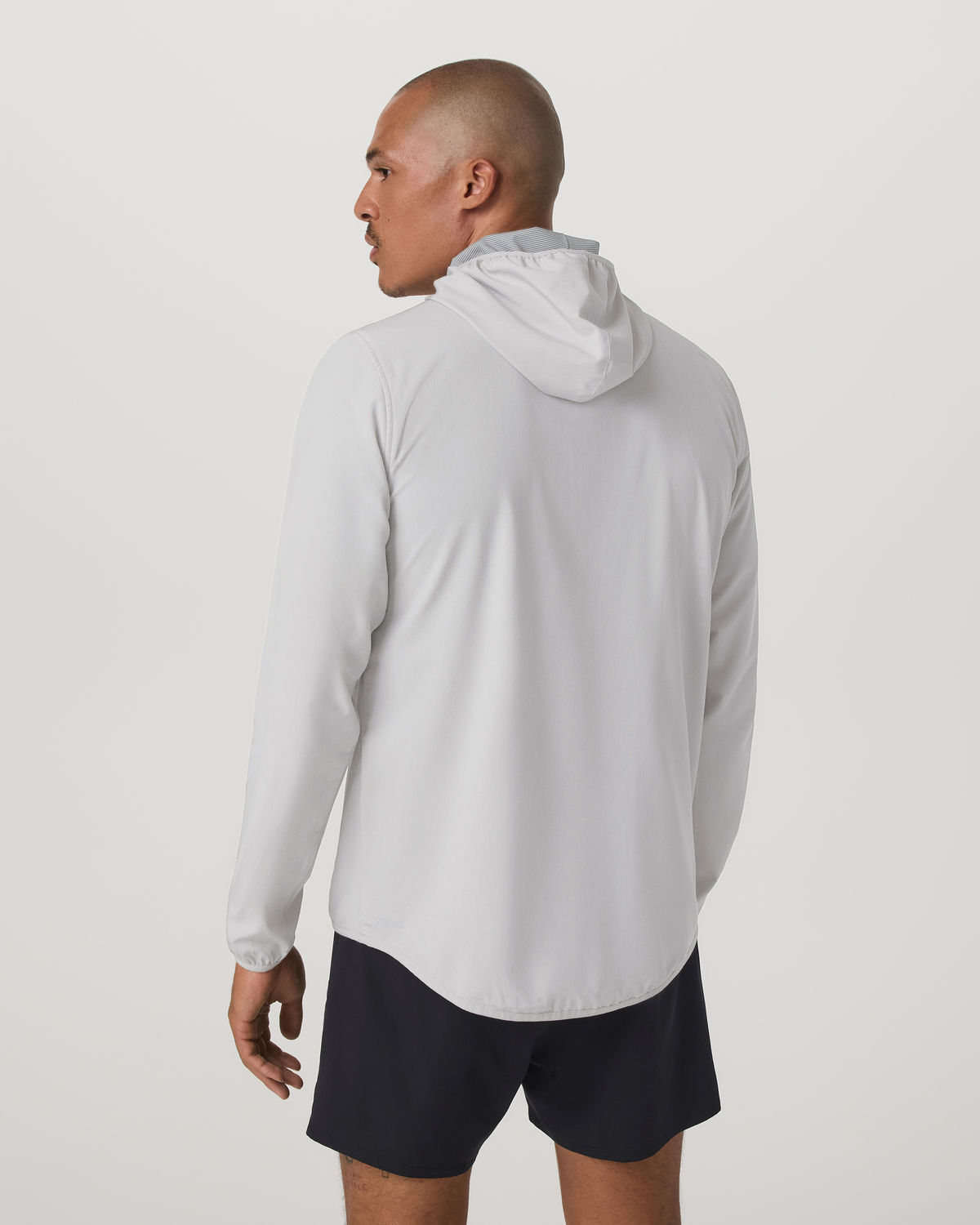 Outdoor Trainer Shell Men's Full-Zip Grey Mist Jacket - Image 3