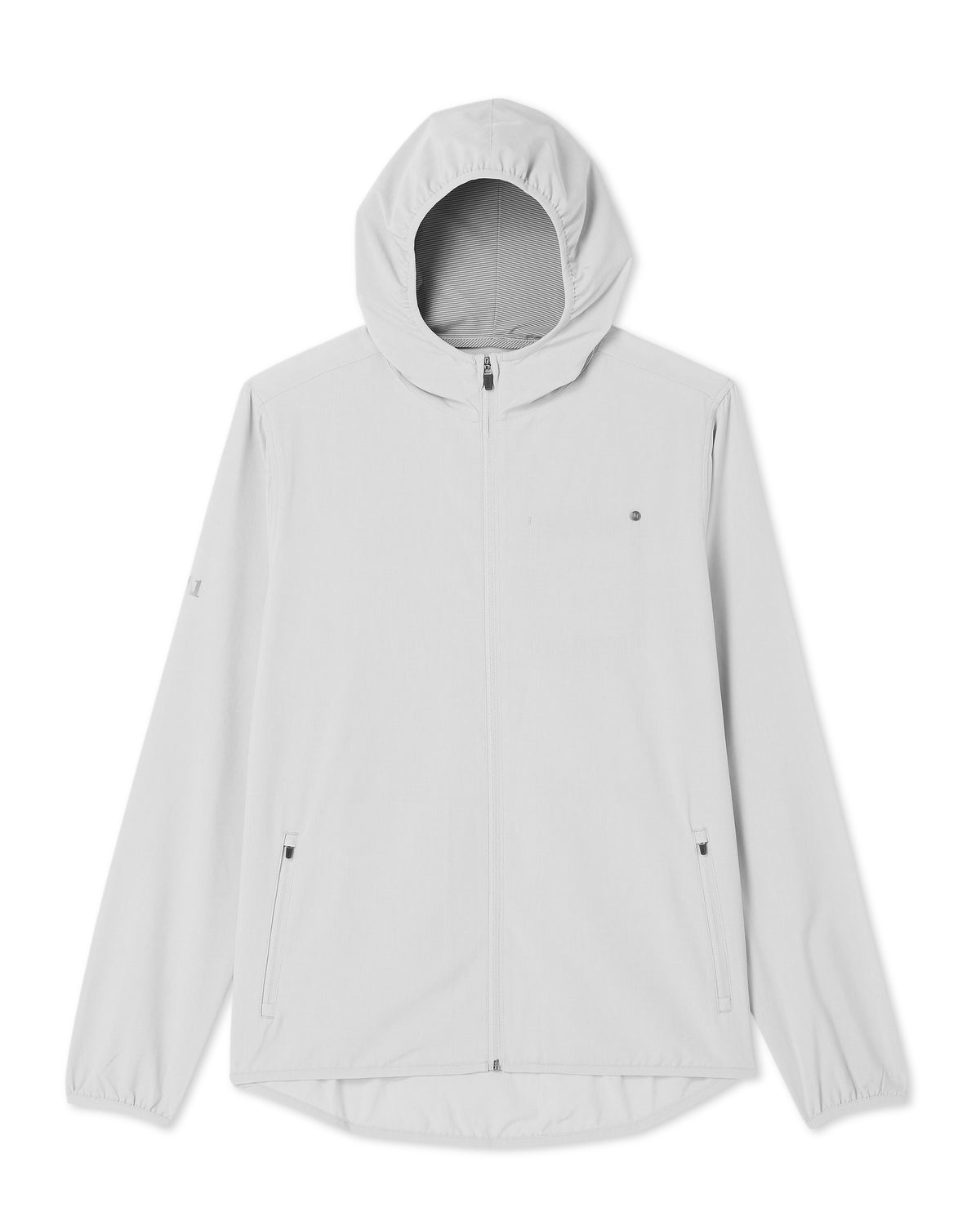Outdoor Trainer Shell Men's Full-Zip Grey Mist Jacket - Image 6