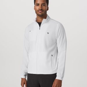 Venture Track Jacket Men's White Logo Graphic Jacket