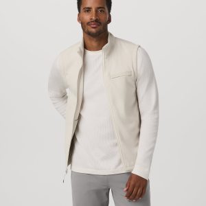 Aspen Vest Men's Mushroom Zip-Up Fleece Vest