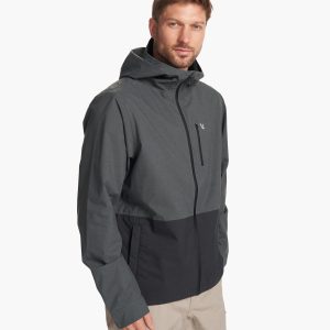 Oahu Rain Jacket Men's Shale Lightweight Jacket