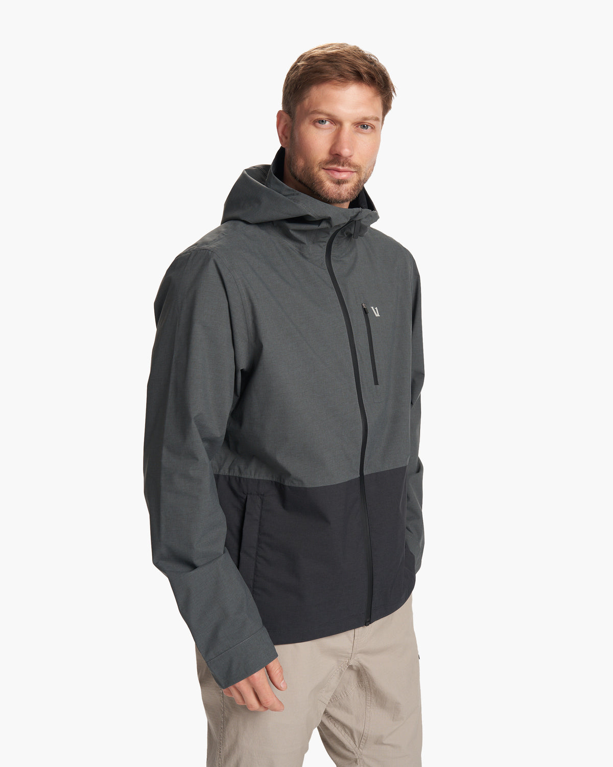 Oahu Rain Jacket Men's Shale Lightweight Jacket