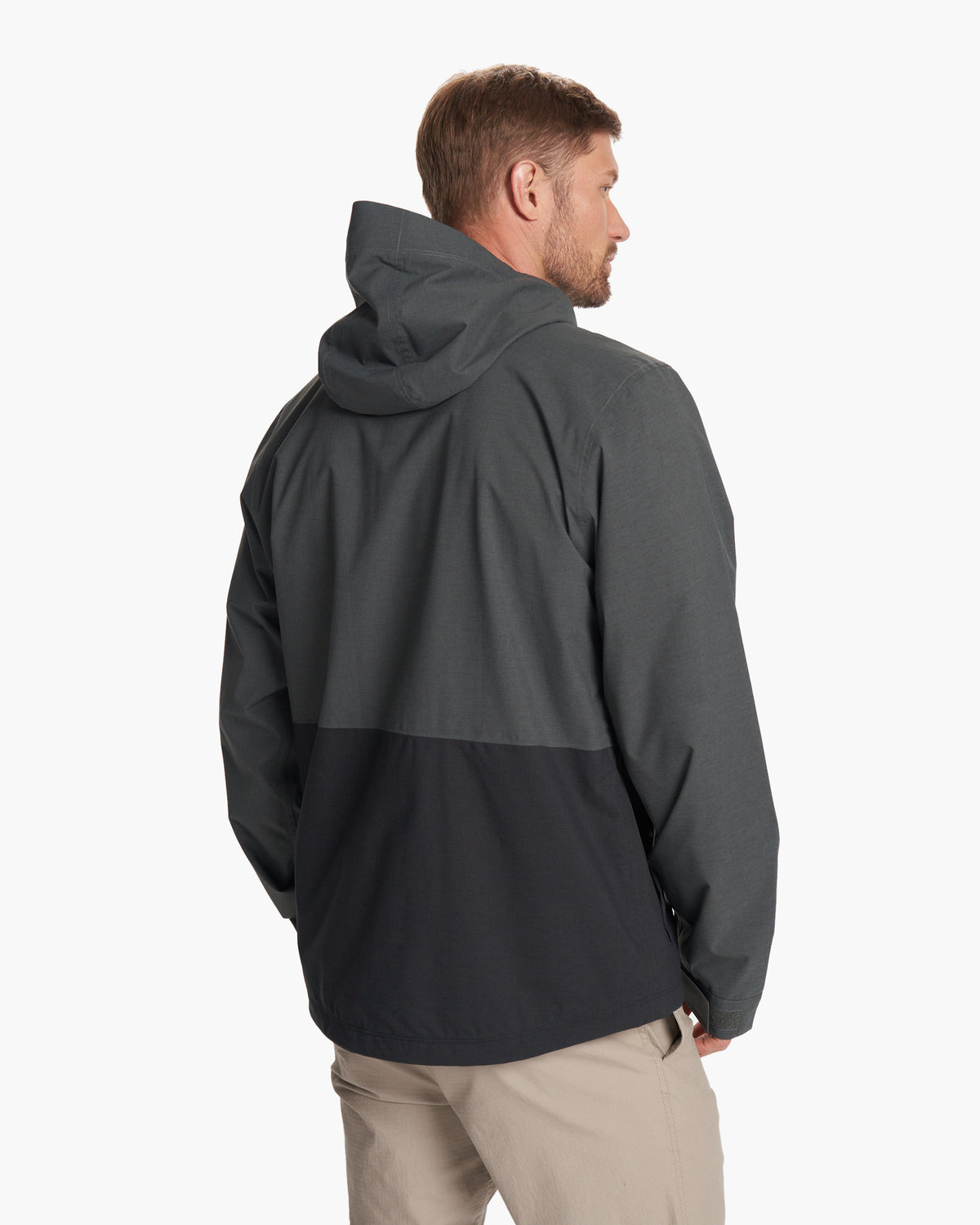 Oahu Rain Jacket Men's Shale Lightweight Jacket - Image 3