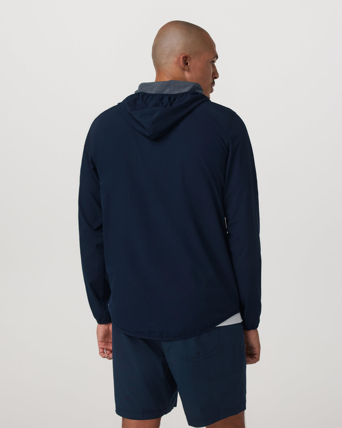 Outdoor Trainer Shell Men's Lightweight Full-Zip Ink Jacket - Image 3