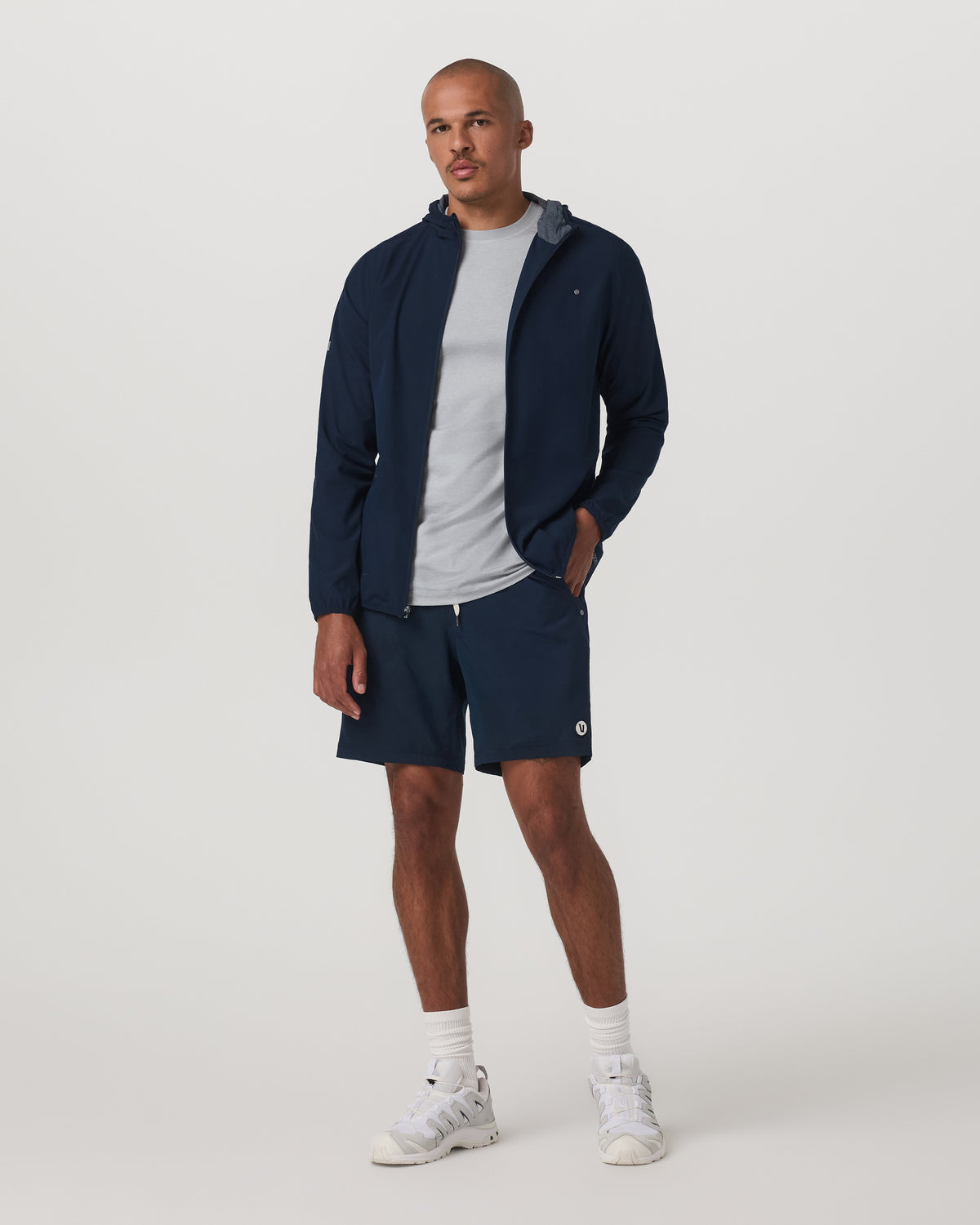 Outdoor Trainer Shell Men's Lightweight Full-Zip Ink Jacket - Image 4