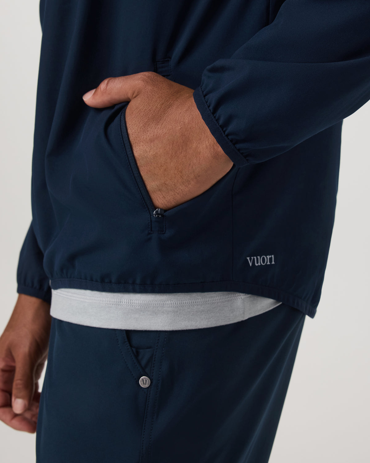 Outdoor Trainer Shell Men's Lightweight Full-Zip Ink Jacket - Image 5