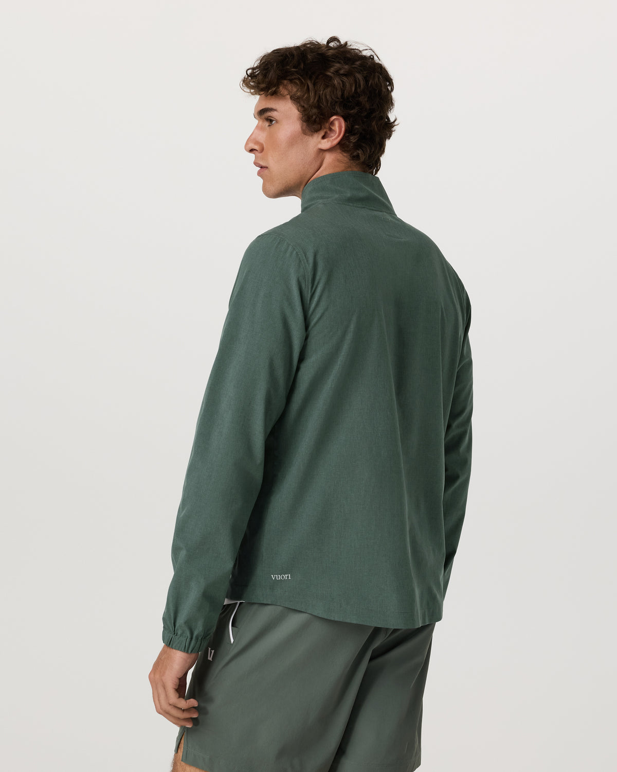 Venture Track Jacket Men's Agate Green Workout Jacket - Image 3