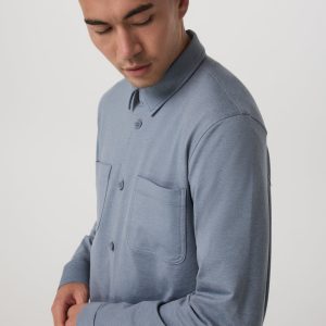 Coronado Shirt Jacket Men's Slate Blue Heather Jacket