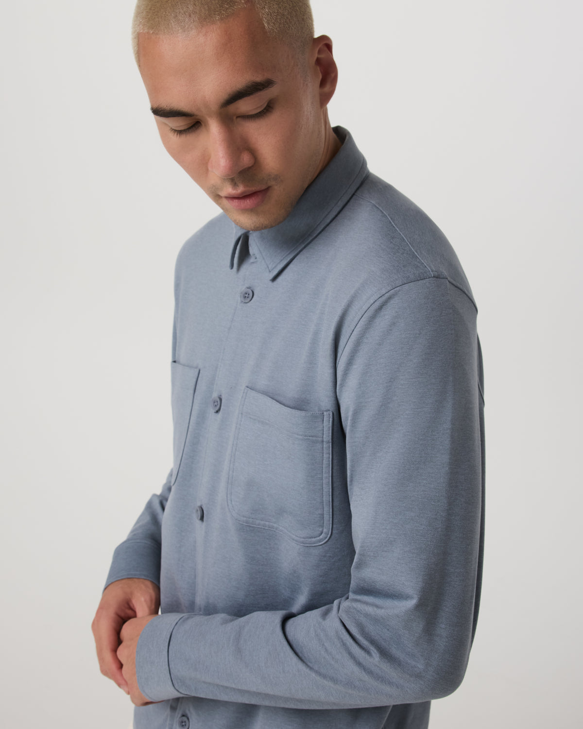 Coronado Shirt Jacket Men's Slate Blue Heather Jacket