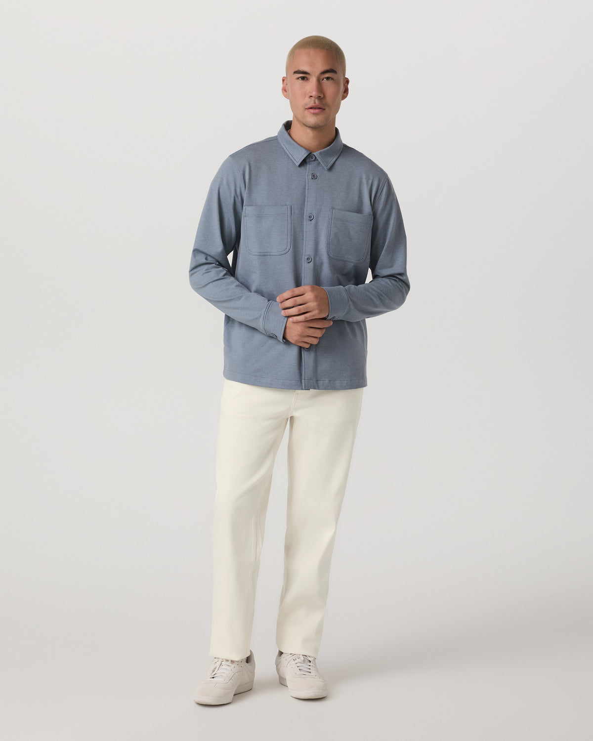 Coronado Shirt Jacket Men's Slate Blue Heather Jacket - Image 4