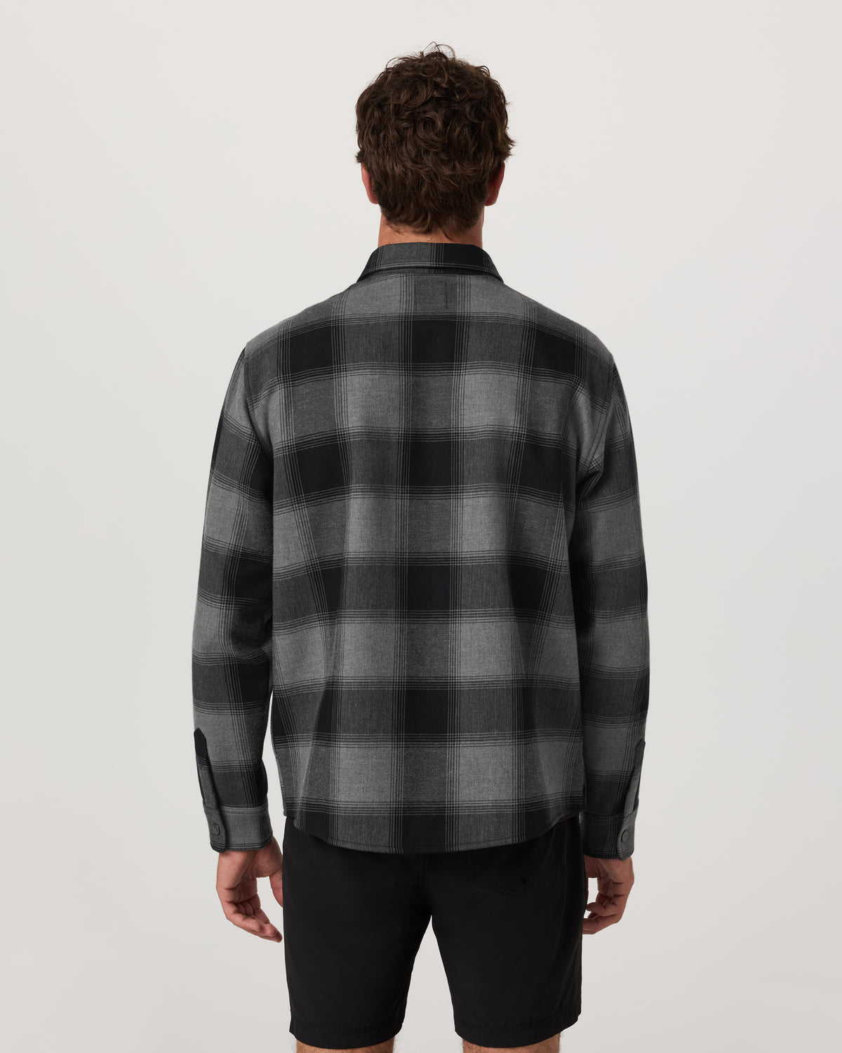 Range Shirt Jacket 2.0 Men's Dark Pewter Plaid Jacket - Image 2