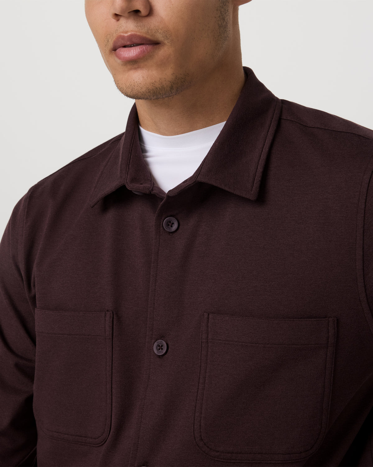 Coronado Shirt Jacket Men's Mahogany Heather Jacket - Image 2