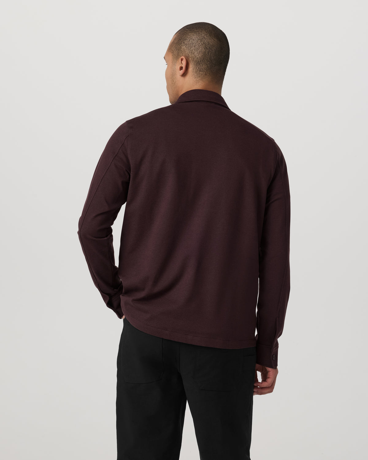 Coronado Shirt Jacket Men's Mahogany Heather Jacket - Image 3