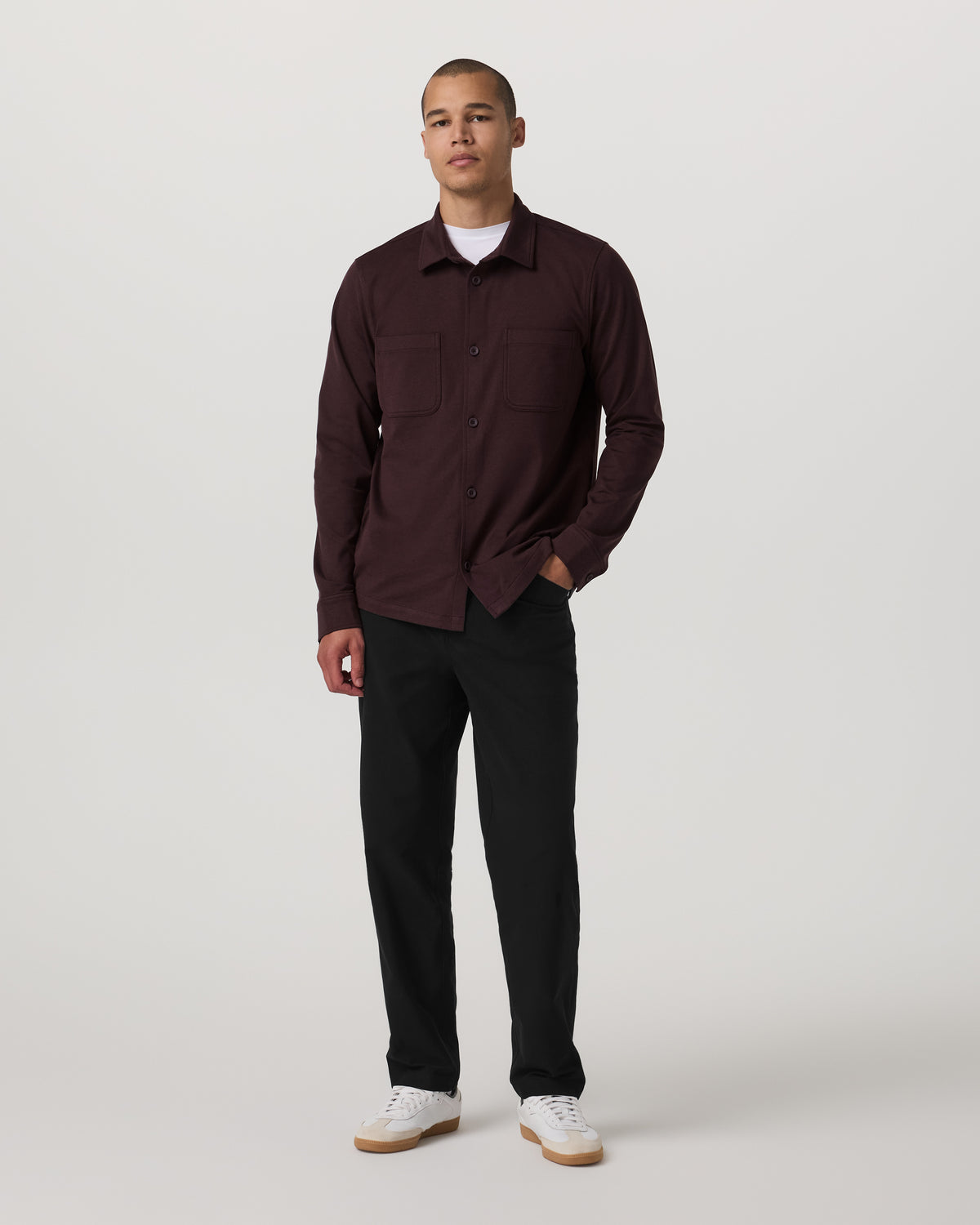 Coronado Shirt Jacket Men's Mahogany Heather Jacket - Image 4