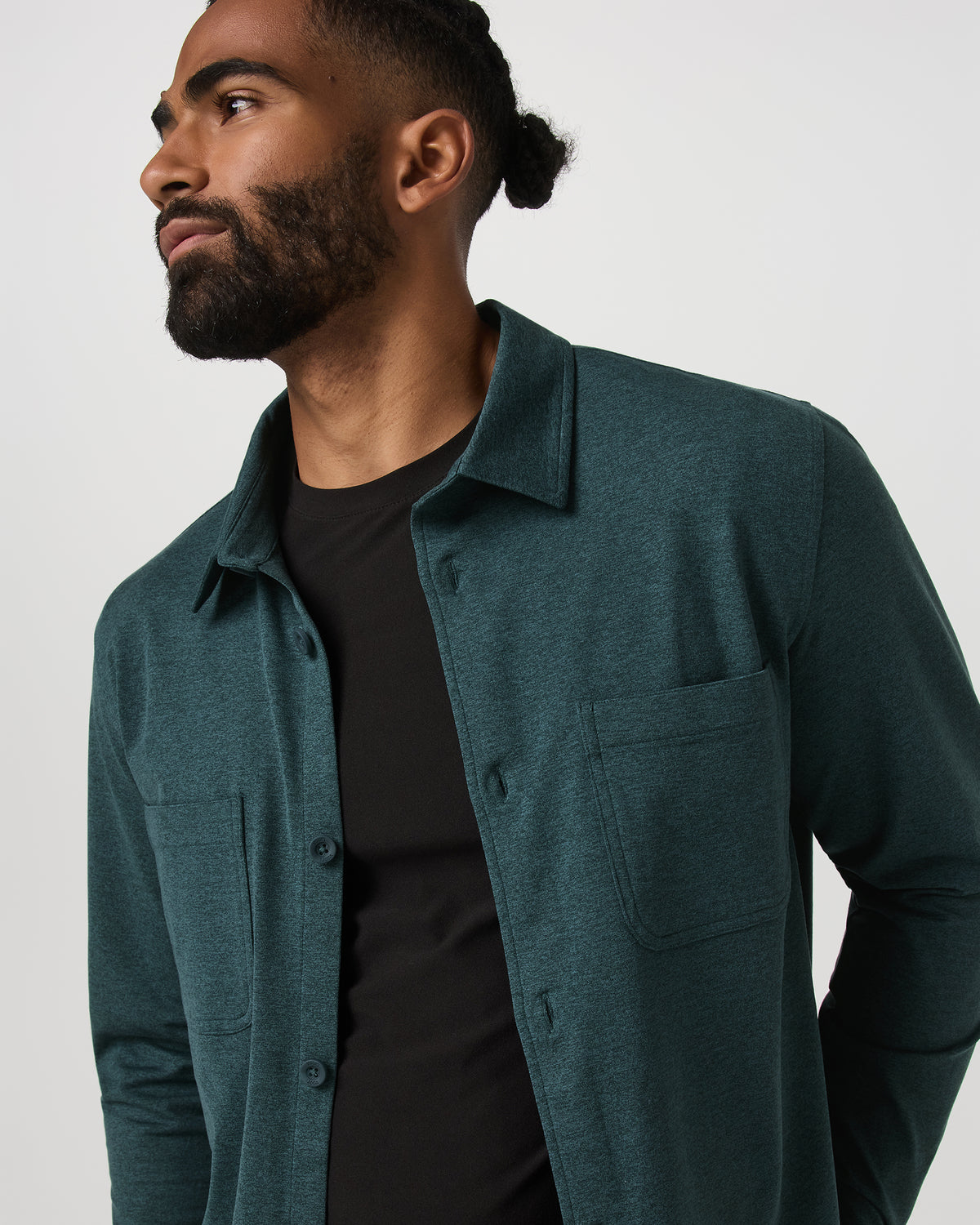 Coronado Shirt Jacket Men's Deep Sea Heather Jacket
